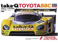 Hasegawa 1/24 taka-Q TOYOTA 88C (20237) English Color Guide  Paint Conversion Chart