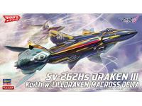 Hasegawa 1/72 SV-262HS DRAKEN III Keith w/ LILLDRAKEN MACROSS DELTA(65837) English Color Guide  Paint Conversion Chart