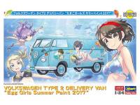 Hasegawa 1/24 VOLKSWAGEN TYPE 2 DELIVERY VAN 'Egg Girls Summer Paint 2017' (SP362) English Color Guide  Paint Conversion Chart
