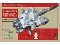 Hasegawa 1/35 LUNADIVER STINGRAY 'MOON SNOWMAN' Maschinen Krieger (64121) English Color Guide  Paint Conversion Chart