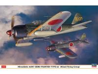 Hasegawa 1/32 Mitsubishi A6M7 ZERO FIGHTER TYPE 62 '302 Flying Group' (08249) English Color Guide  Paint Conversion Chart