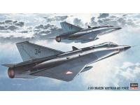 Hasegawa 1/72 J-350 DRAKEN 'AUSTRIAN AIR FORCE'(BP2) English Color Guide  Paint Conversion Chart