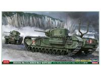 Hasegawa 1/72 CHURCHILL Mk.I/II  DAIMLER Mk.II 'DIEPPE RAID'(30043) English Color Guide  Paint Conversion Chart