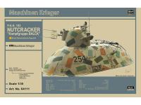 Hasegawa 1/35 P.K.H. 103 NUTCRACKER 'Kampfgruppe BALCK'(64111) English Color Guide  Paint Conversion Chart