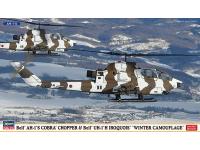 Hasegawa 1/72 Bell AH-1S COBRA CHOPPER  Bell UH-1H IROQUOIS 'WINTER CAMOUFLAGE' (02239) English Color Guide  Paint Conversion Chart