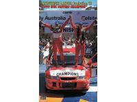 Hasegawa 1/24 MITSUBISHI LANCER Evolution VI '1999 WRC DRIVERS CHAMPION' (20303) English Color Guide  Paint Conversion Chart