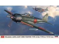 Hasegawa 1/48 Mitsubishi A6M5c/A6M7 ZERO FIGHTER TYPE 52 Hei/TYPE 62 'FUYO Unit'  (07448) English Color Guide  Paint Conversion Chart