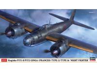 Hasegawa 1/72 Kugisho P1Y1-S/P1Y2 GINGA (FRANCES) TYPE 11/TYPE 16 'NIGHT FIGHTER' (02230) English Color Guide  Paint Conversion Chart