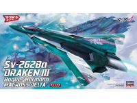 Hasegawa 1/72 Sv-252Ba DRAKEN III Bogue/Hermann MACROSS DELTA (65835) English Color Guide  Paint Conversion Chart