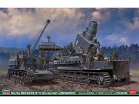 Hasegawa 1/72 60cm/54cm MORSER KARL 040/041 '1st Battery Adam/Baldul' w/ MUNITIONSPANZER IV (30041) English Color Guide  Paint Conversion Chart