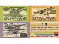 Hasegawa Primary  Secondary  Soarer Glider Reprint Set (SP349) English Color Guide  Paint Conversion Chart
