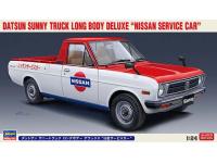Hasegawa 1/24 DATSUN SUNNY TRUCK LONG BODY DELUXE 'NISSAN SERVICE CAR' (20482) English Color Guide  Paint Conversion Chart