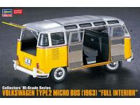 Hasegawa 1/24 VOLKSWAGEN TYPE2 MICRO BUS (1963) 'FULL INTERIOR' (CH48) English Color Guide  Paint Conversion Chart