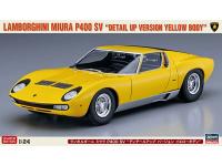Hasegawa 1/24 LAMBORGHINI MIURA P400 SV 'DETAIL UP VERSION YELLOW BODY'(20511) English Color Guide  Paint Conversion Chart