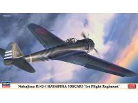 Hasegawa 1/48 NAKAJIMA Ki43-I HAYABUSA (OSCAR) '1st Flight Regiment'(07444) English Color Guide  Paint Conversion Chart