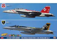 Hasegawa 1/72 F/A-18E/F SUPER HORNET 'USS RONALD REAGAN CVW-5 CAG SPECIAL BOX PART 1'(SP341) English Color Guide  Paint Conversion Chart