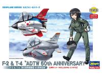 Hasegawa EGG PLANE F-2  T-4 'ADTW 60th ANNIVERSARY' (60513) English Color Guide  Paint Conversion Chart