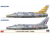 Hasegawa 1/72 F-100D SUPER SABRE COMBO (02200) English Color Guide  Paint Conversion Chart