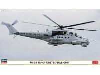 Hasegawa 1/72 Mi-24 HIND 'UNITED NATIONS' (02192) English Color Guide  Paint Conversion Chart