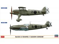 Hasegawa 1/72 He51B  Bf109E-3 'LEGION CONDOR' (02197) English Color Guide  Paint Conversion Chart