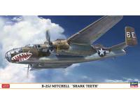 Hasegawa 1/72 B-25J MITCHELL 'SHARK TEETH' (02187) English Color Guide  Paint Conversion Chart