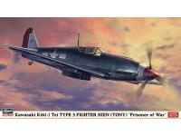Hasegawa 1/48 Kawasaki Ki61-I Tei TYPE 3 FIGHTER HIEN (TONY) 'Prisoner of War' (07420) English Color Guide  Paint Conversion Chart