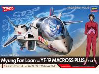 Hasegawa 1/24 Myung Fan Loan w/ YF-19 MACROSS PLUS (65872) English Color Guide  Paint Conversion Chart