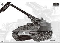 Academy 1/35 U.S. ARMY M40 155mm GMC (13542) Color Guide,  Manual  Paint Conversion Chart