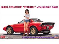 Hasegawa 1/24 LANCIA STRATOS HF 'STRADALE' w/ ITALIAN GIRL'S FIGURE (20543) English Color Guide  Paint Conversion Chart