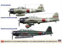 Hasegawa 1/48 ZERO FIGHTER TYPE 21 & TYPE 99 CARRIER DIVE-BOMBER MODEL 11 & TYPE 97 CARRIER ATTACK-BOMBER MODEL 3 'PEARL HARBOR ATTACK PART 2' (07504) English Color Guide & Paint Conversion Chart - i0