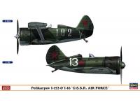 Hasegawa 1/72 Polikarpov I-153 & I-16 'U.S.S.R. AIR FORCE' (02171) English Color Guide & Paint Conversion Chart - i0