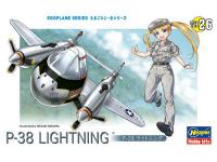 Hasegawa Egg Plane P-38 LIGHTNING (TH26) English Color Guide  Paint Conversion Chart