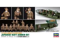 Hasegawa 1/72 JAPANESE NAVY AIRMEN SET (X72-16) English Color Guide  Paint Conversion Chart