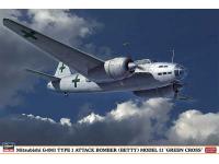 Hasegawa 1/72 Mitsubishi G4M1 TYPE 1 ATTACK BOMBER (BETTY) MODEL 11 'GREEN CROSS' (02167) English Color Guide  Paint Conversion Chart