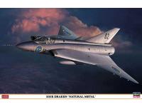 Hasegawa 1/48 S35E DRAKEN 'NATURAL METAL' (07407) English Color Guide & Paint Conversion Chart - i0