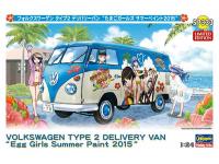 Hasegawa 1/24 VOLKSWAGEN TYPE 2 DELIVERY VAN 'Egg Girls Summer Paint 2015' (SP333) English Color Guide  Paint Conversion Chart