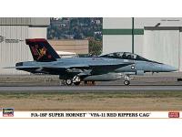 Hasegawa 1/72 F/A/18F SUPER HORNET 'VFA-11 RED RIPPERS CAG' (02160) English Color Guide & Paint Conversion Chart - i0