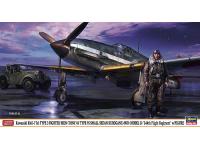 Hasegawa 1/48 Kawasaki Ki61-I Tei TYPE 3 FIGHTER HIEN (TONY)  TYPE 95 SMALL SEDAN KUROGANE 4WD (MODEL 3) '244th Flight Regiment' w/FIGURE (07404) English Color Guide  Paint Conversion Chart