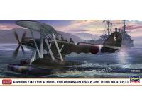 Hasegawa 1/72 Kawanishi E7K1 TYPE 94 MODEL 1 RECONNAISSANCE SEAPLANE 'IZUMO' w/CATAPULT (02157) English Color Guide  Paint Conversion Chart