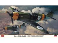 Hasegawa 1/48 Lavochkin LaGG-3 'FINNISH AIR FORCE' (07400) English Color Guide  Paint Conversion Chart