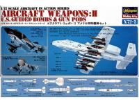 Hasegawa 1/72 AIRCRAFT WEAPONS II US GUIDED BOMBS & GUN PODS (X72-2) English Color Guide & Paint Conversion Chart - i0
