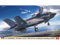 Hasegawa 1/72 F-35 LIGHTNING II (B Version) 'U.S.M.C. VMFA-242 Test of taking off and landing on IZUMO' (02398) English Color Guide  Paint Conversion Chart