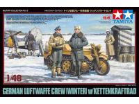 Tamiya 1/48 GERMAN LUFTWAFFE CREW (WINTER) w/ KETTENKRAFTRAD (32412) English Color Guide & Paint Conversion ChartÃ£Â€Â€ - i0