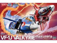 Hasegawa Egg Plane VF-1J VALKYRIE max and miria (65876) English Color Guide  Paint Conversion Chart