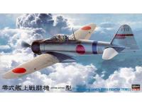 Hasegawa 1/48 Mitsubishi A6M2a ZERO FIGHTER TYPE11 (JT42) English Color Guide & Paint Conversion Chart - i0