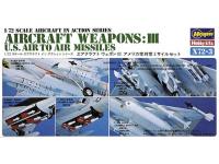 Hasegawa 1/72 AIRCRAFT WEAPONS: III U.S. AIR TO AIR MISSILES (X72-3) English Color Guide  Paint Conversion Chart