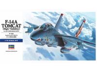 Hasegawa 1/72 F-14A TOMCAT (High Visibility) (E3) English Color Guide  Paint Conversion Chart