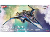 Hasegawa 1/72 VF-31J CUSTOM SIEGFRIED HAYATE MACROSS DELTA (65867) English Color Guide  Paint Conversion Chart