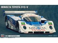 Hasegawa 1/24 MINOLTA TOYOTA 91C-V (HC56) English Color Guide  Paint Conversion Chart