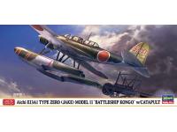 Hasegawa 1/72 Aichi E13A1 TYPE ZERO (JAKE) MODEL 11 'BATTLESHIP KONGO' w/ CATAPULT (02416) Color Guide  Paint Conversion Chart